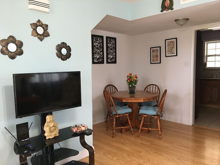 Rocky TV and Dining area