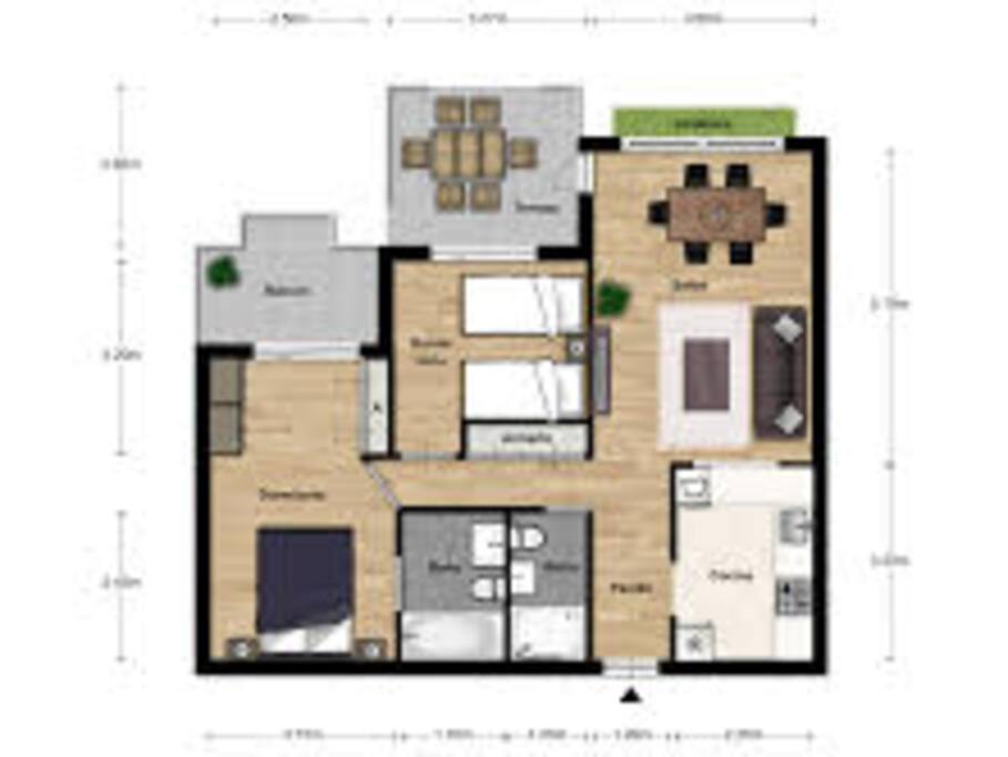 Plano del apartamento