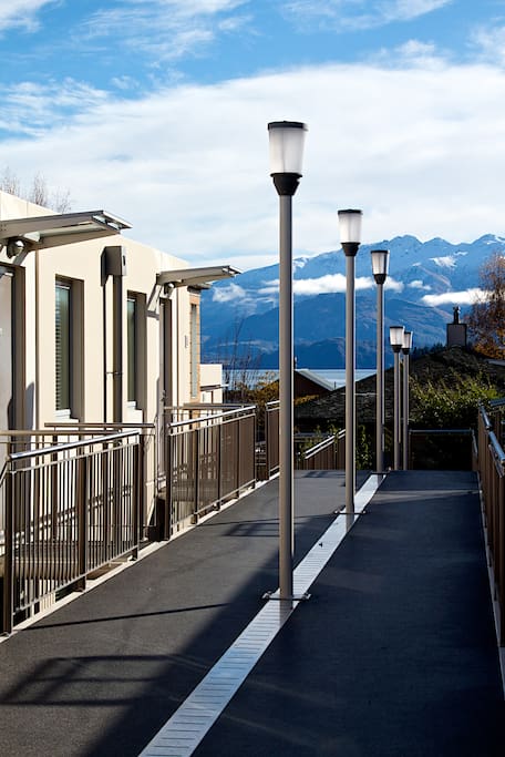 Walkway to apartment207