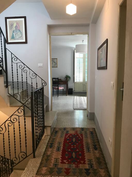 Hallway leading to bedroom