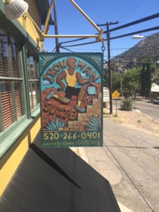 Our custom sign leads the way....