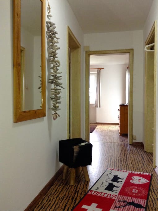 Flur innerhalb der Wohnung Richtung Wohnzimmer - Corridor inside appt. direction living room