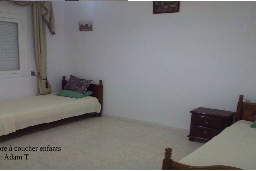 Chambre enfants - deux lits simple