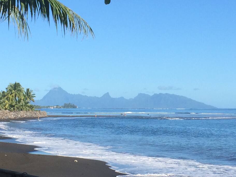Vue sur Moorea