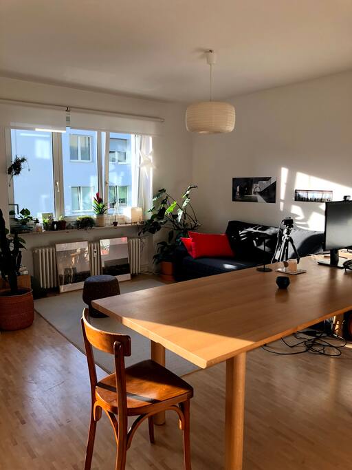 living room, dinning- workspace