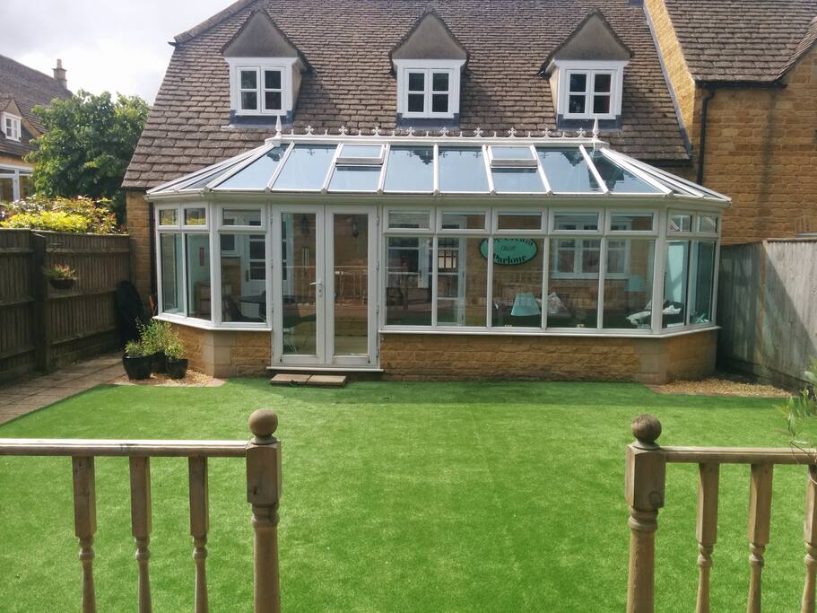 Rear Garden and Conservatory