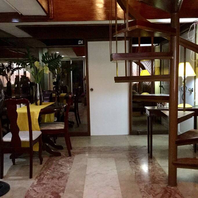 Dining area.