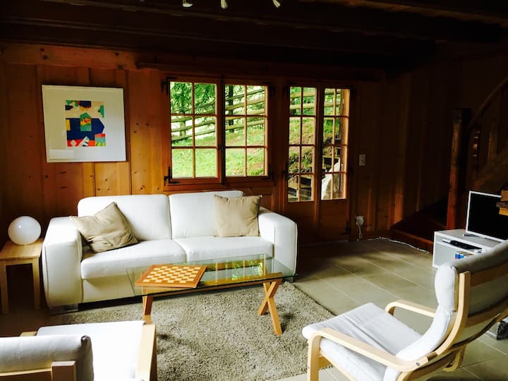 Authentic Chalet With Great View - Jaun