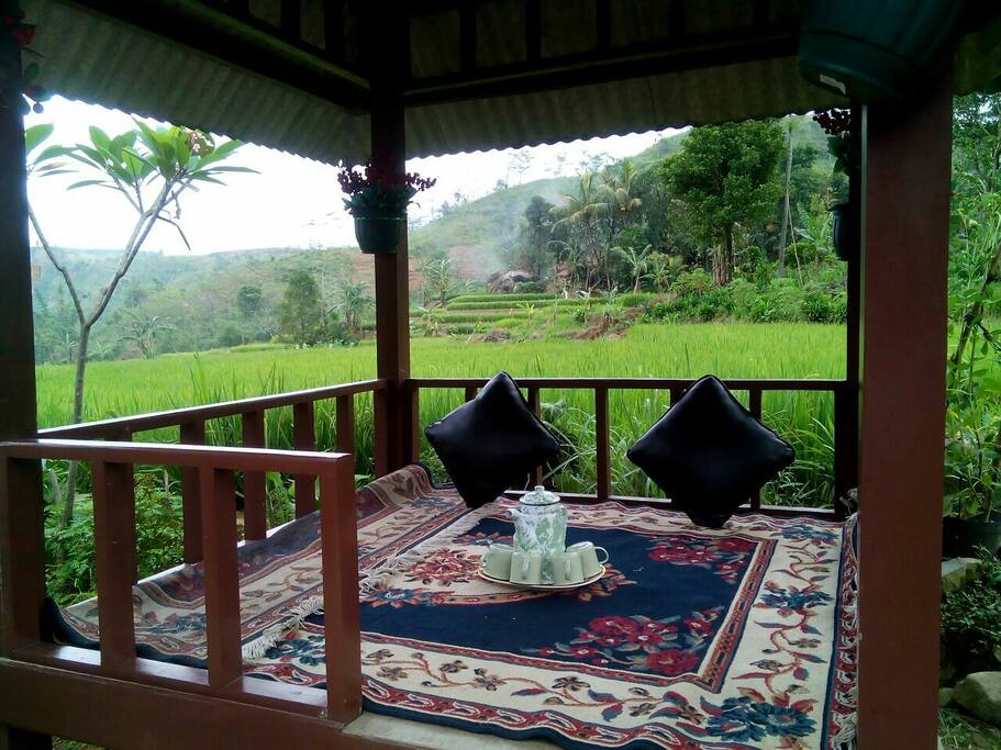 Riverside Villa Rumah Sawah Sentul Official Farm Stay In Citeureup Indonesia 2 Bedroom 2 Bathroom