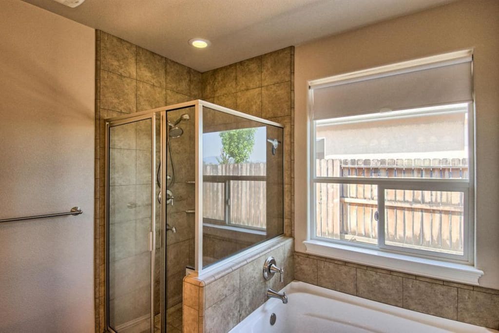 Master Bathroom with Shower and Tub