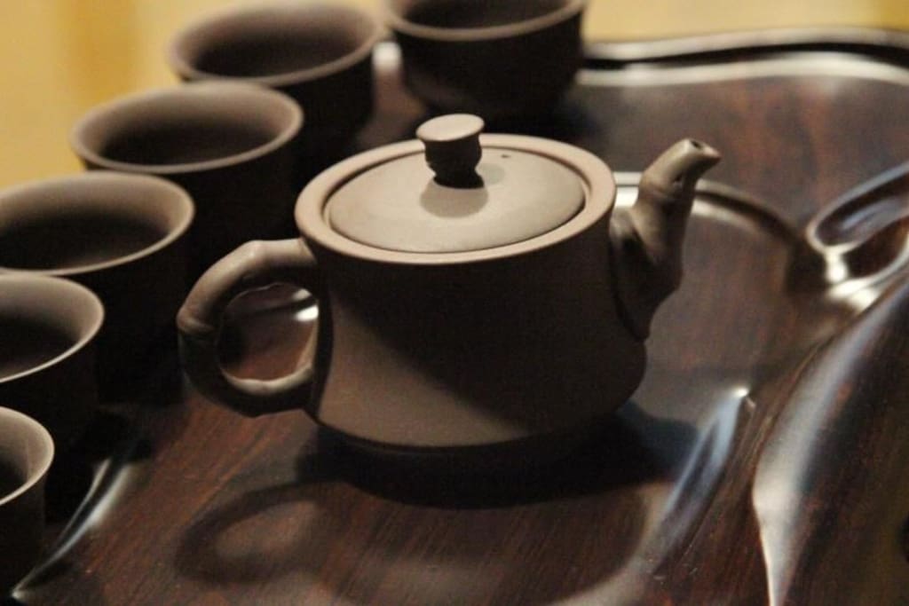 免费提供的茶具