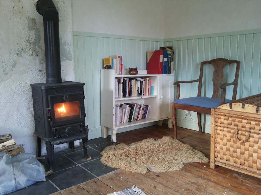 Cosy fire in the evening if it gets chilly.