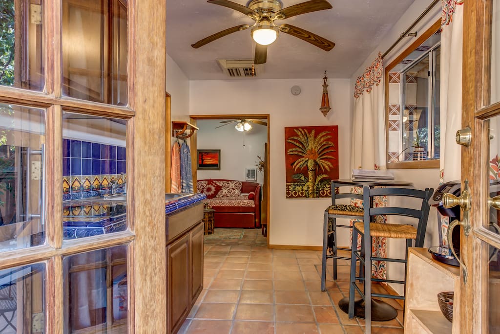 Upon entering you will find the recently remodeled eat-in kitchen.