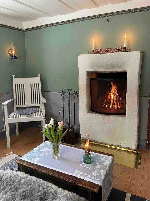 Successful Airbnb property: Cosy cabin with fireplace in Uppsala