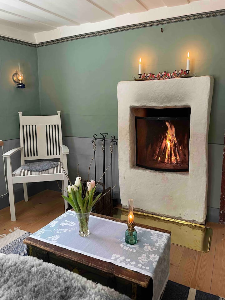 Cosy Cabin With Fireplace - Sala