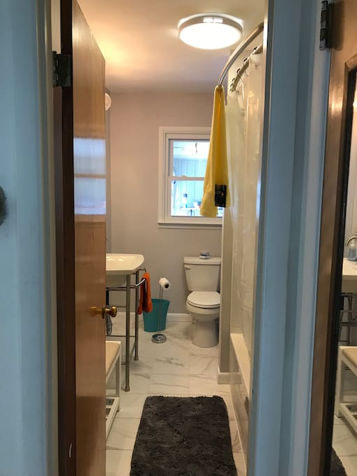 Newly remodeled bathroom
