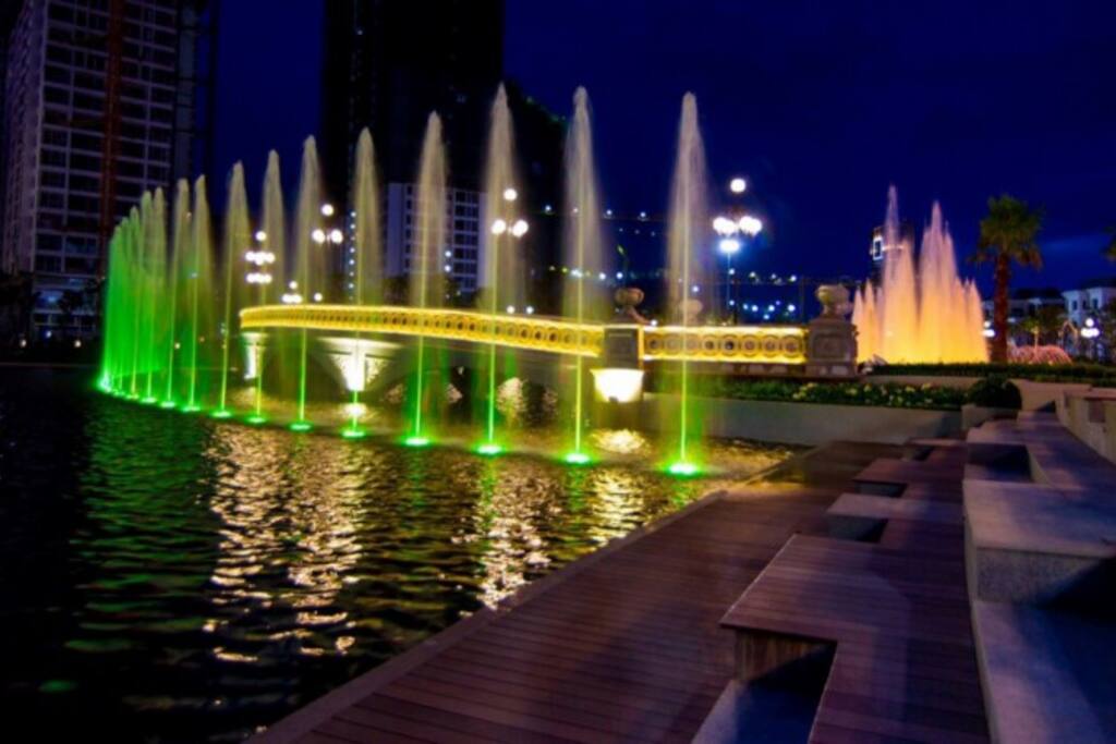 Central park at night