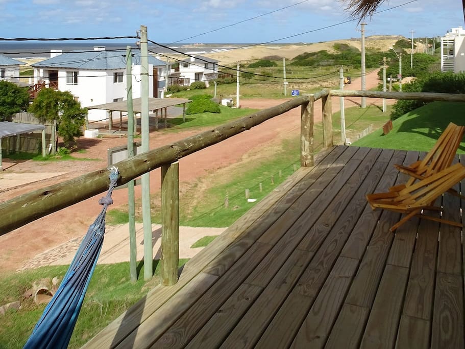 Cabaña frente al mar en Punta del Diablo
