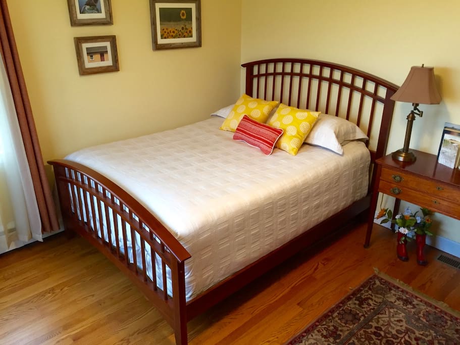 The guest room.