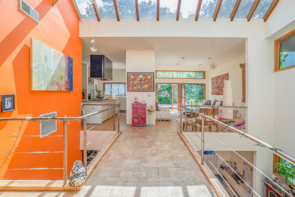 A truly unique and comfy living area
