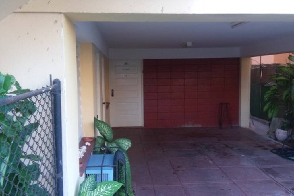 entrance of the apartment