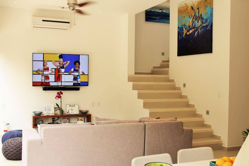 T.V.