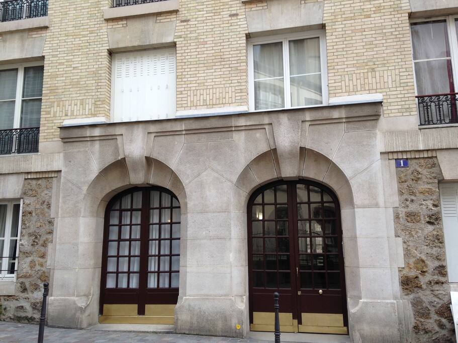 Façade de l'immeuble