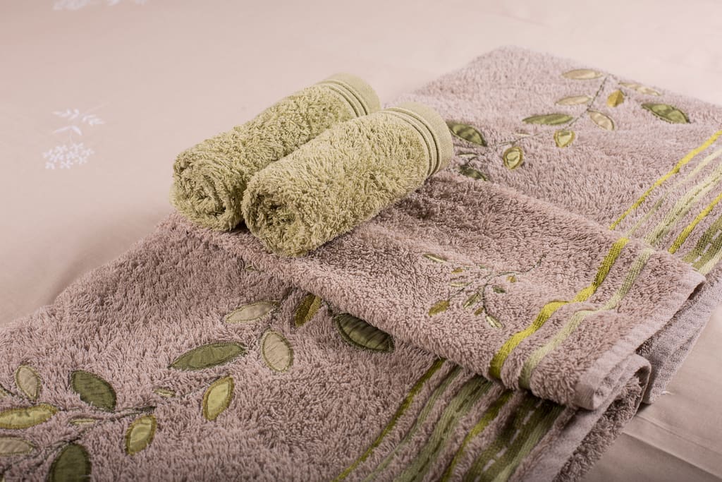 Fresh towels and facecloths