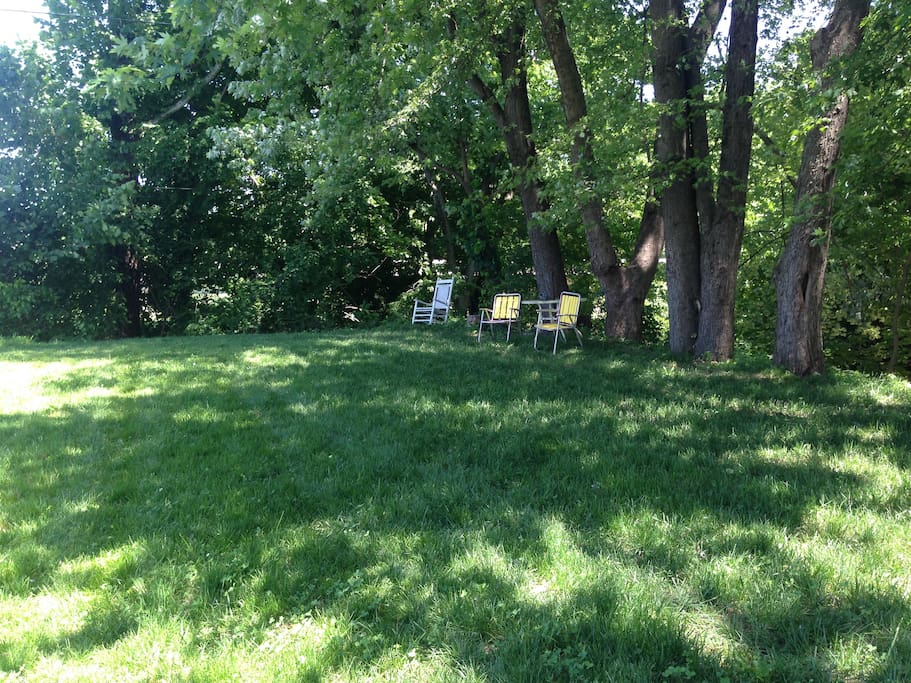 Large side yard