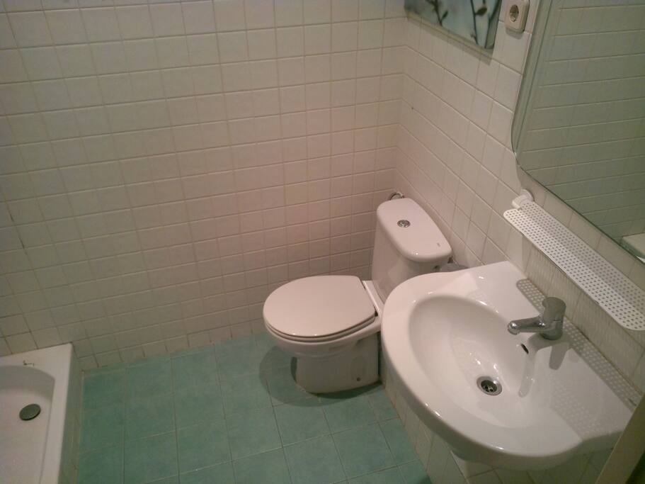 baño con ducha