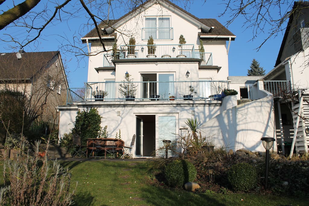 Backside of the house, taken from the garden.