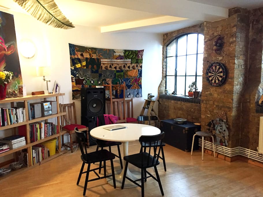 Living room - dining area