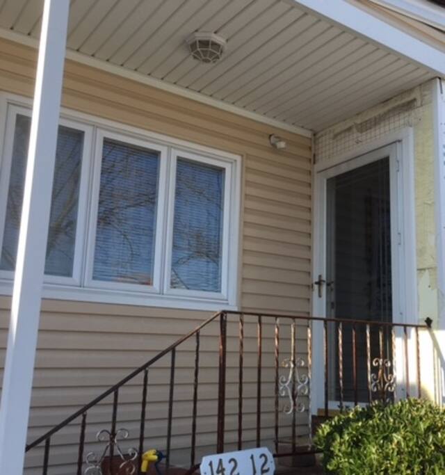 Enter first floor apartment
