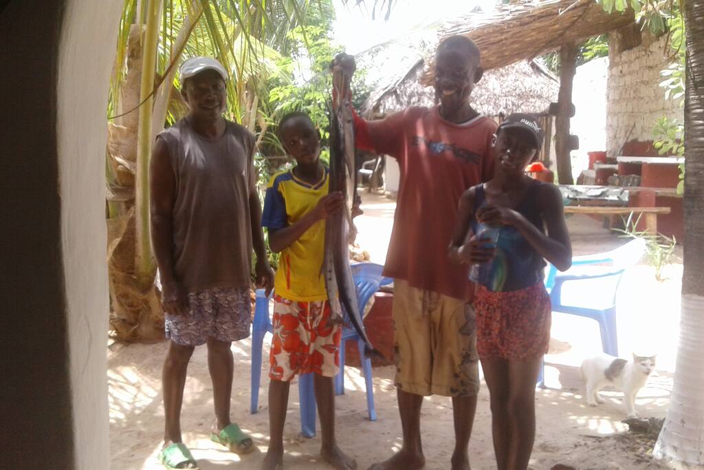 Great fishing!! Takaungu is a small fishing village.