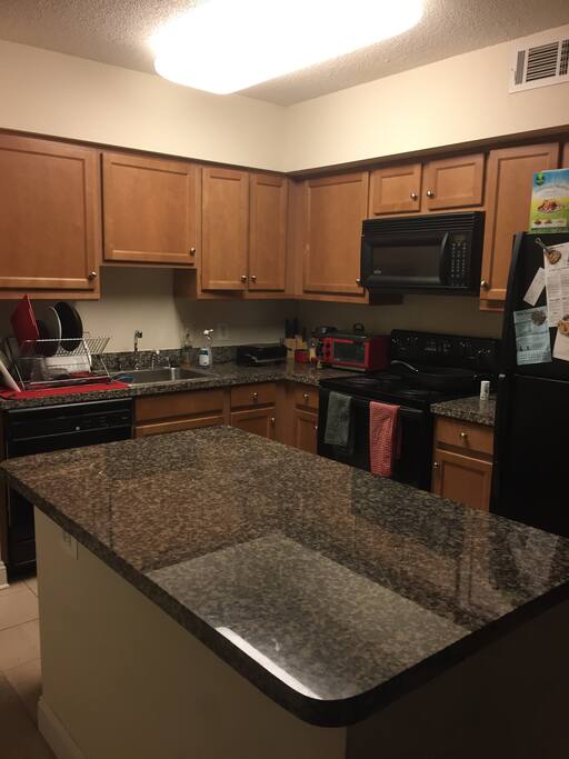 Kitchen + island