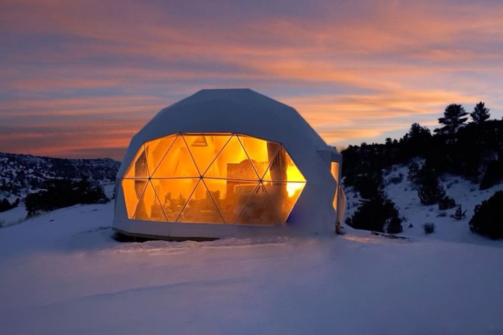 Private Dome Under the Stars, Guernsey State Park! Dome houses for