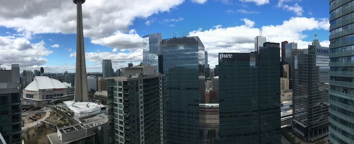 Skytree studio with CN Tower view Downtown Toronto