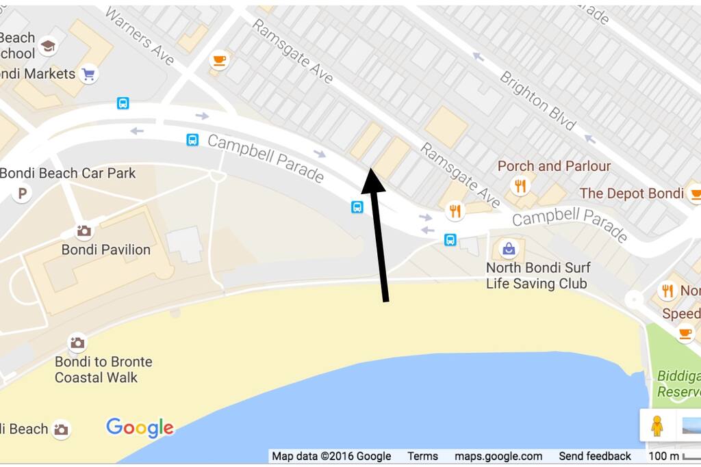 It doesn't get any closer than this to the beach!