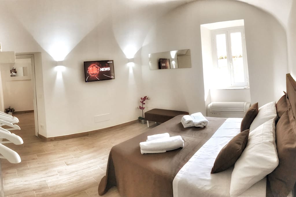 Panoramica della camera da letto