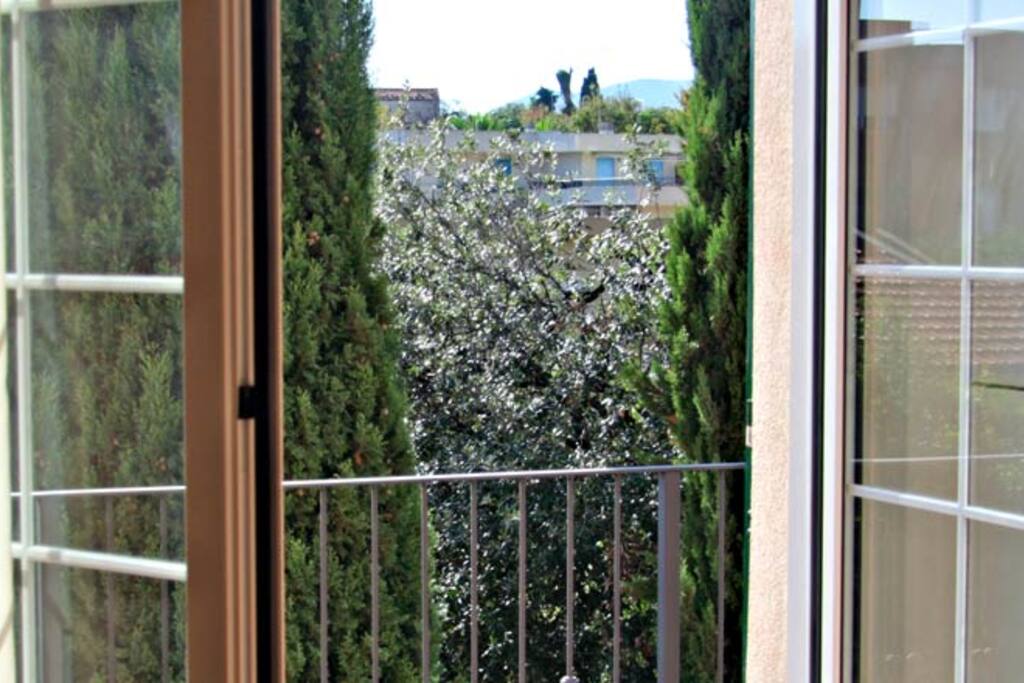 Balcony overlooking Ceriale