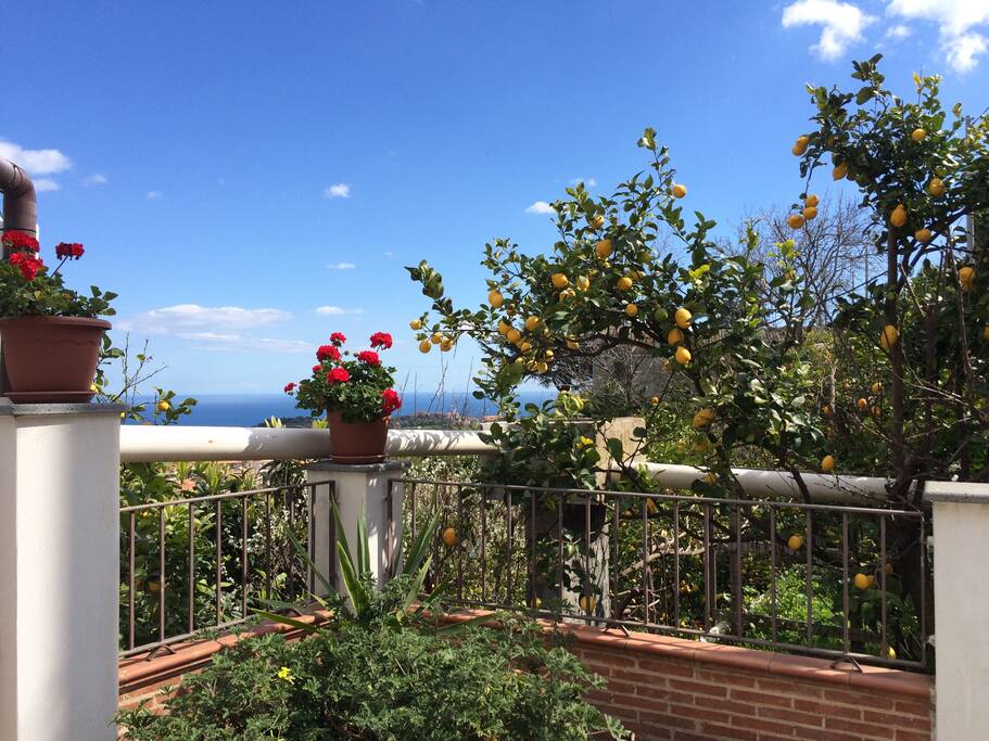 Sea View Loft - view from the terrace.