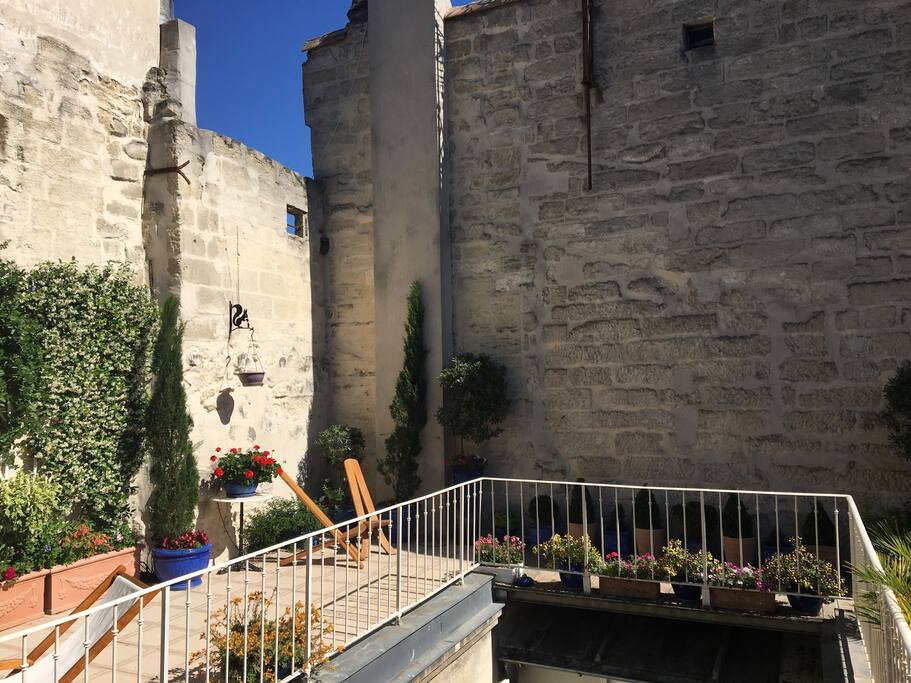 Terrasse, vue Nord
