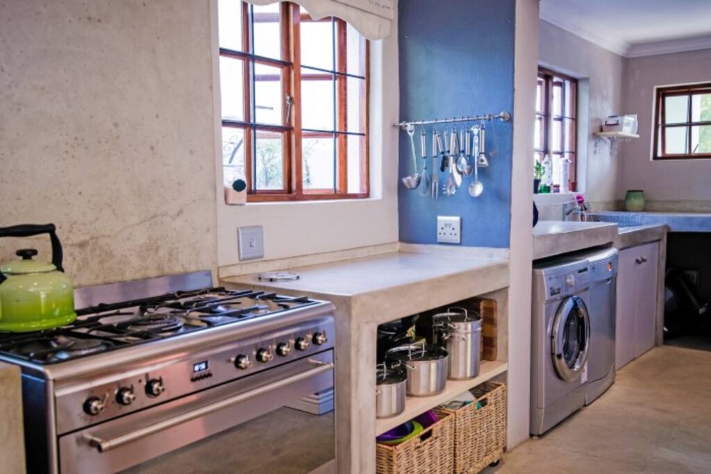 Feel free to use the kitchen and washing machine