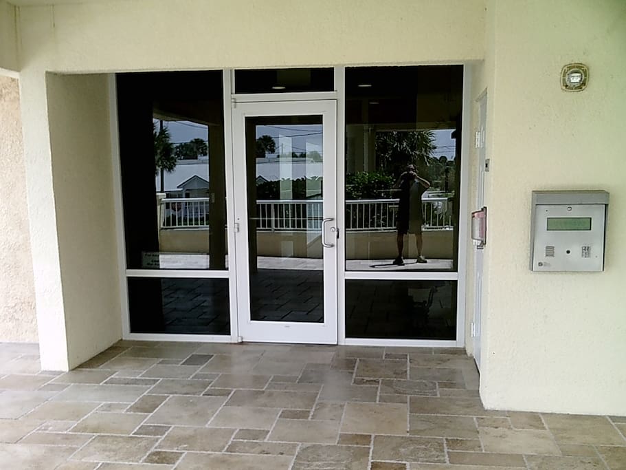 MAIN DOOR; CODED & SECURE
