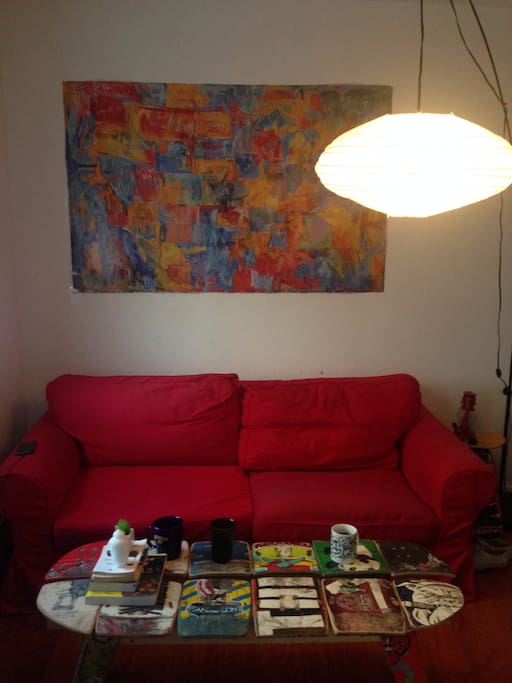 Couch in the private room