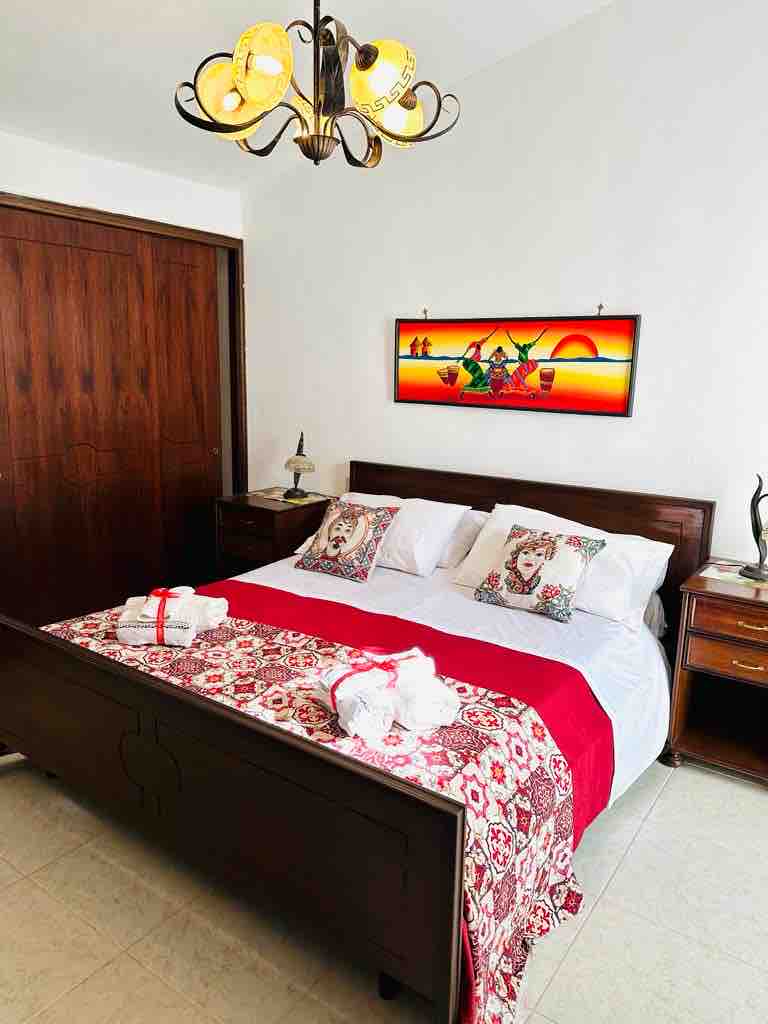 Armoire murale coulissante et lit double #king size bed and large wardrobe 