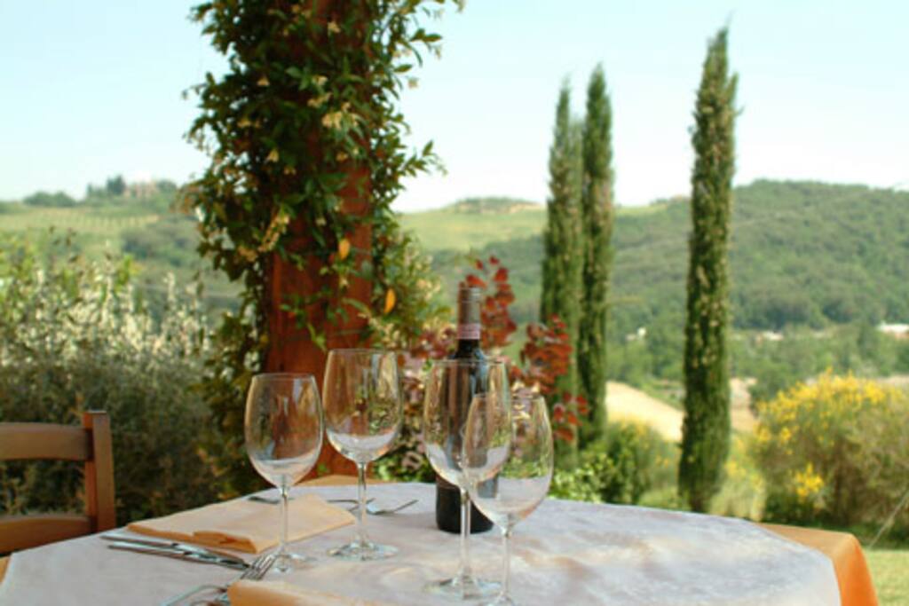our kitchen in the summer i offering open air lunch