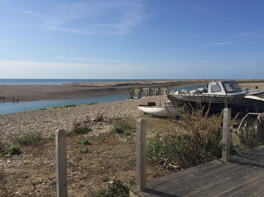 The Bolthole on Pagham Beach Trains for Rent in West Sussex, England