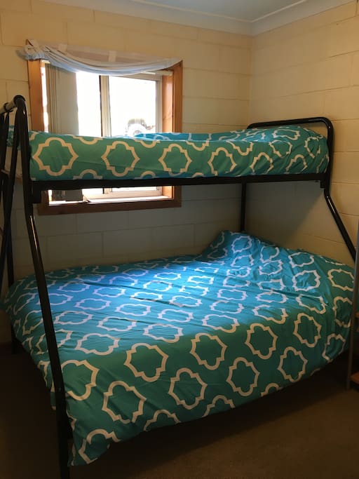 2nd bedroom Tri bunk - 1 double, 1 single