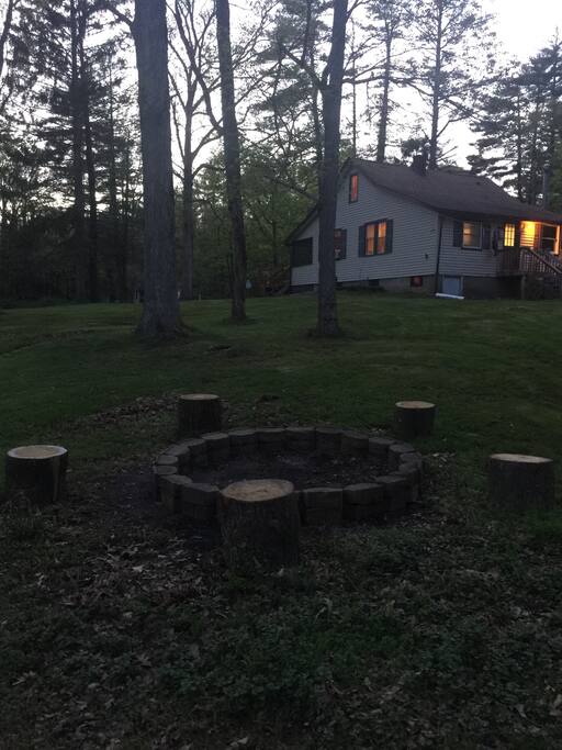 Enjoy the evening roasting marshmallows